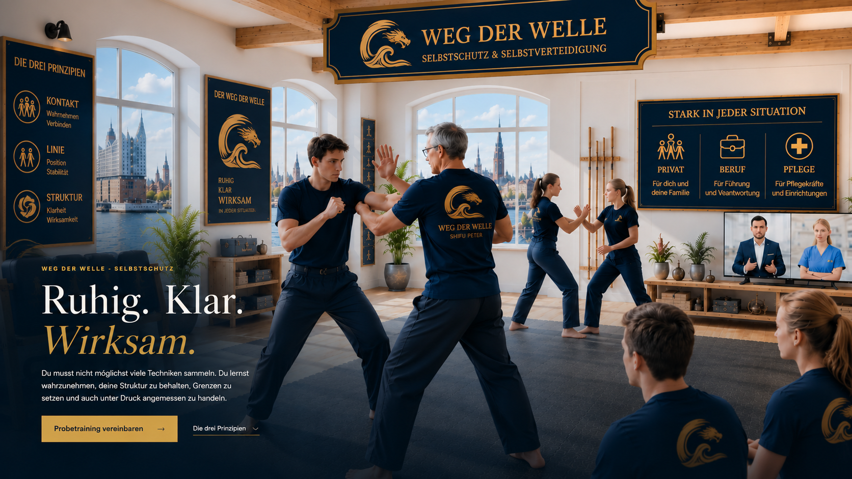 Weg der Welle – Selbstschutz und Selbstverteidigung mit Shifu Peter